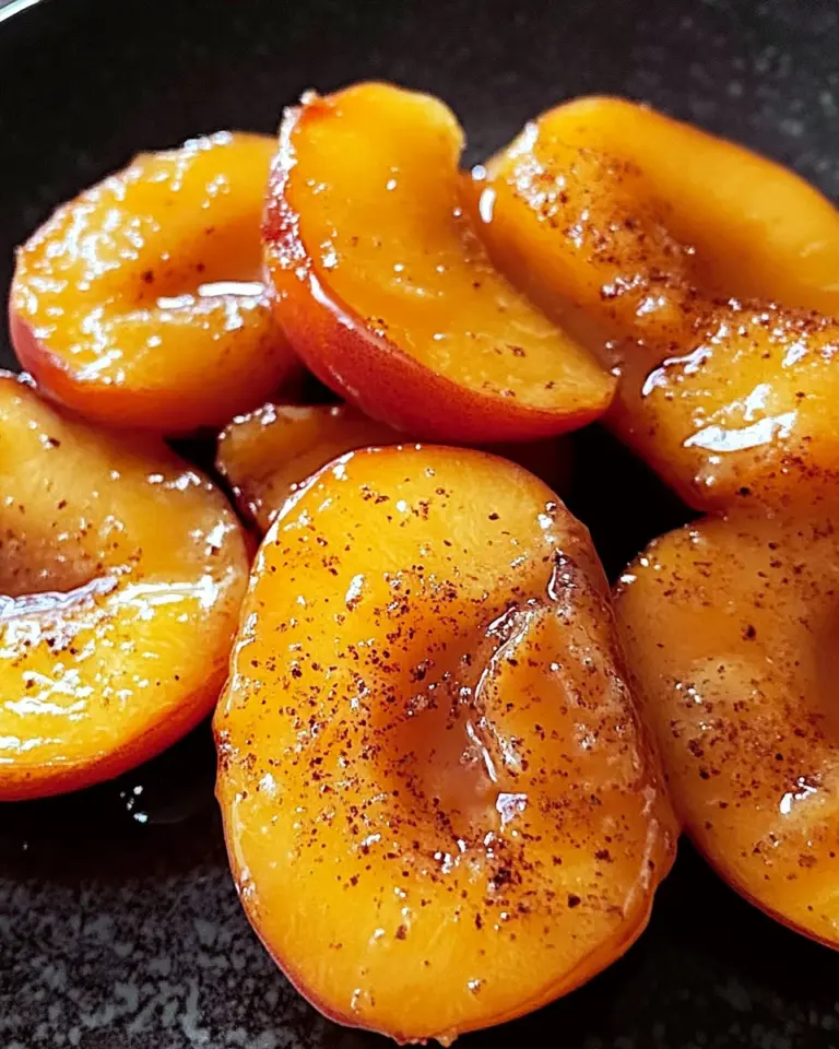 Pan Fried Peaches