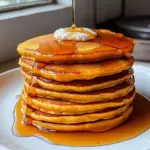 Pumpkin Cottage Cheese Pancakes