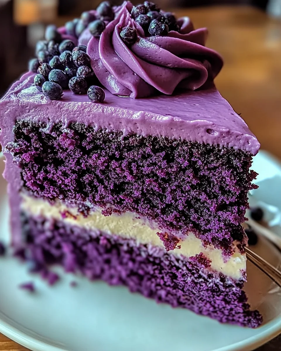 Purple Velvet Cake 26 Purple