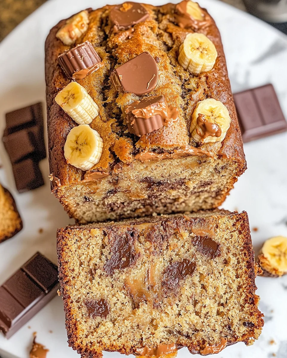 Reese's Peanut Butter Banana Bread