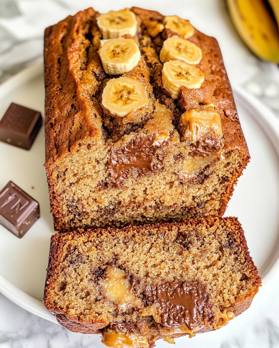 Reeses Peanut Butter Banana Bread 2