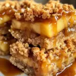 Salted Caramel Apple Crumble Bars Fall Treat