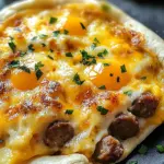 Sausage Egg and Cheese Breakfast Roll-Ups
