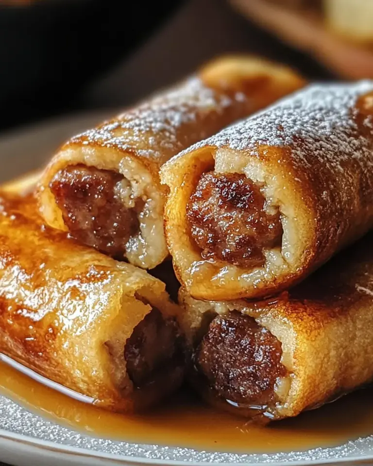 Sausage French Toast Roll-Ups Recipe