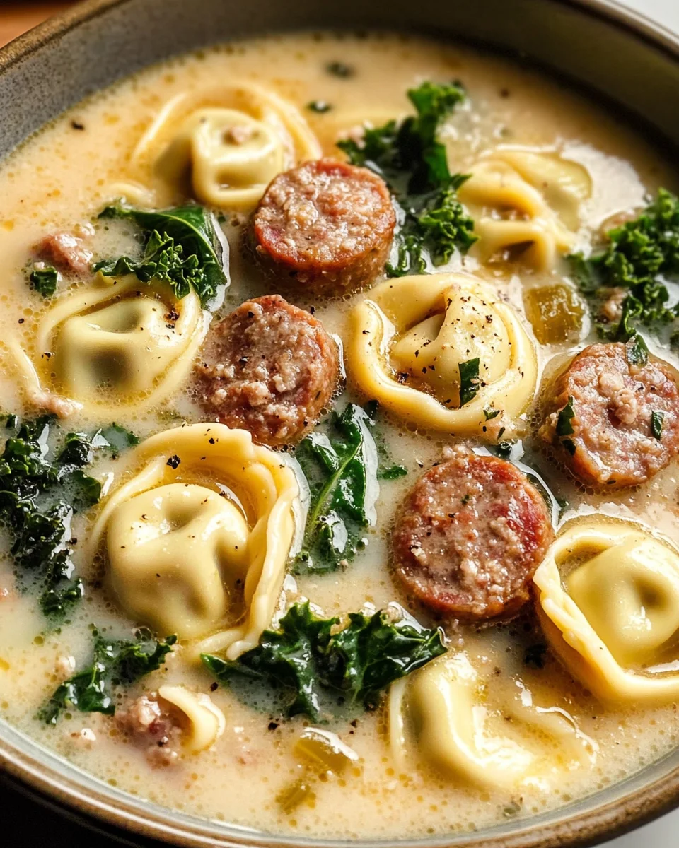Sausage Tortellini Soup