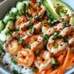 Shrimp Rice Bowls with Spicy Mayo