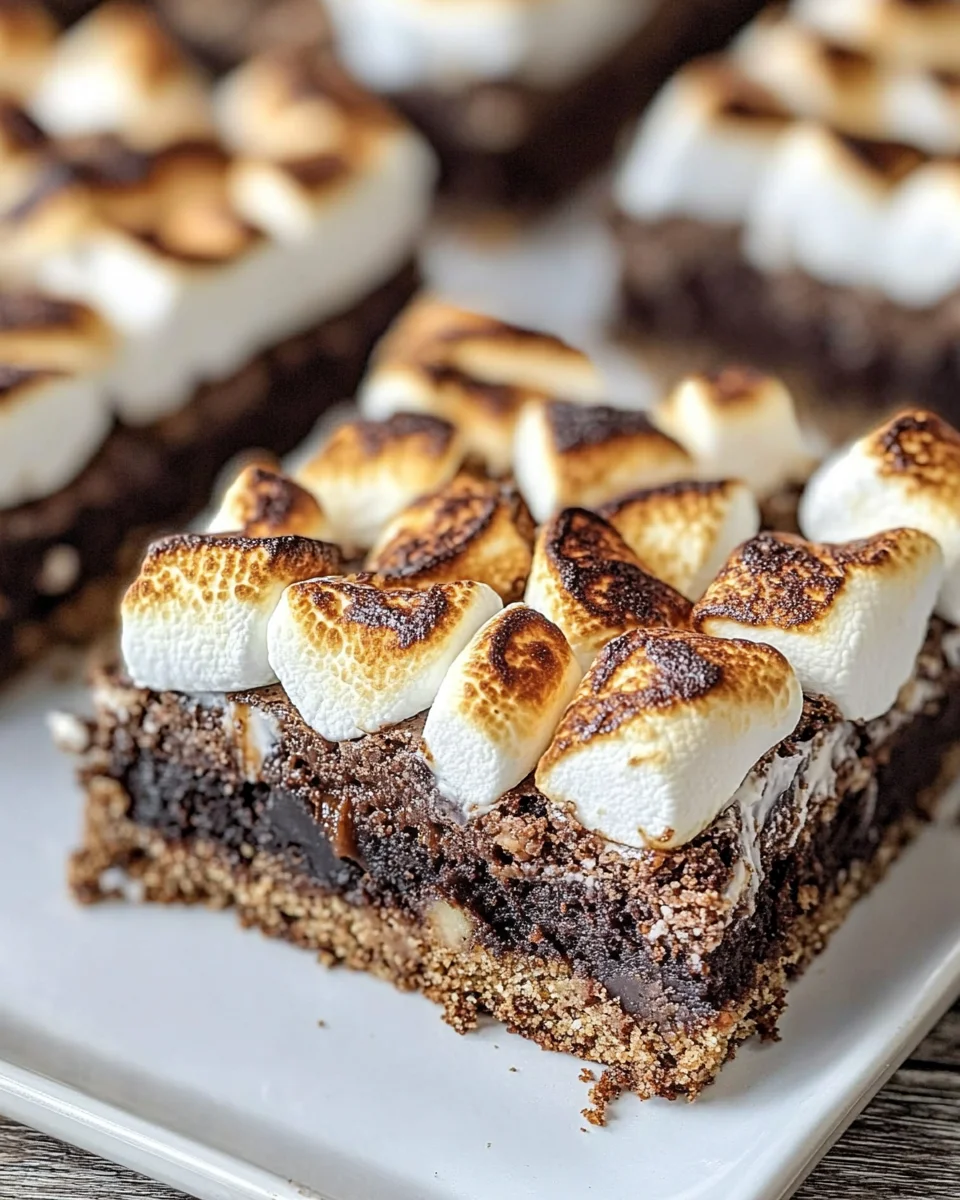 Smores Brownies Recipe 2 1