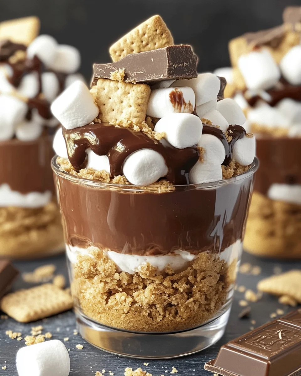 Smores Pudding Cups