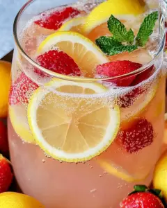 Sparkling Lemonade Punch Recipe