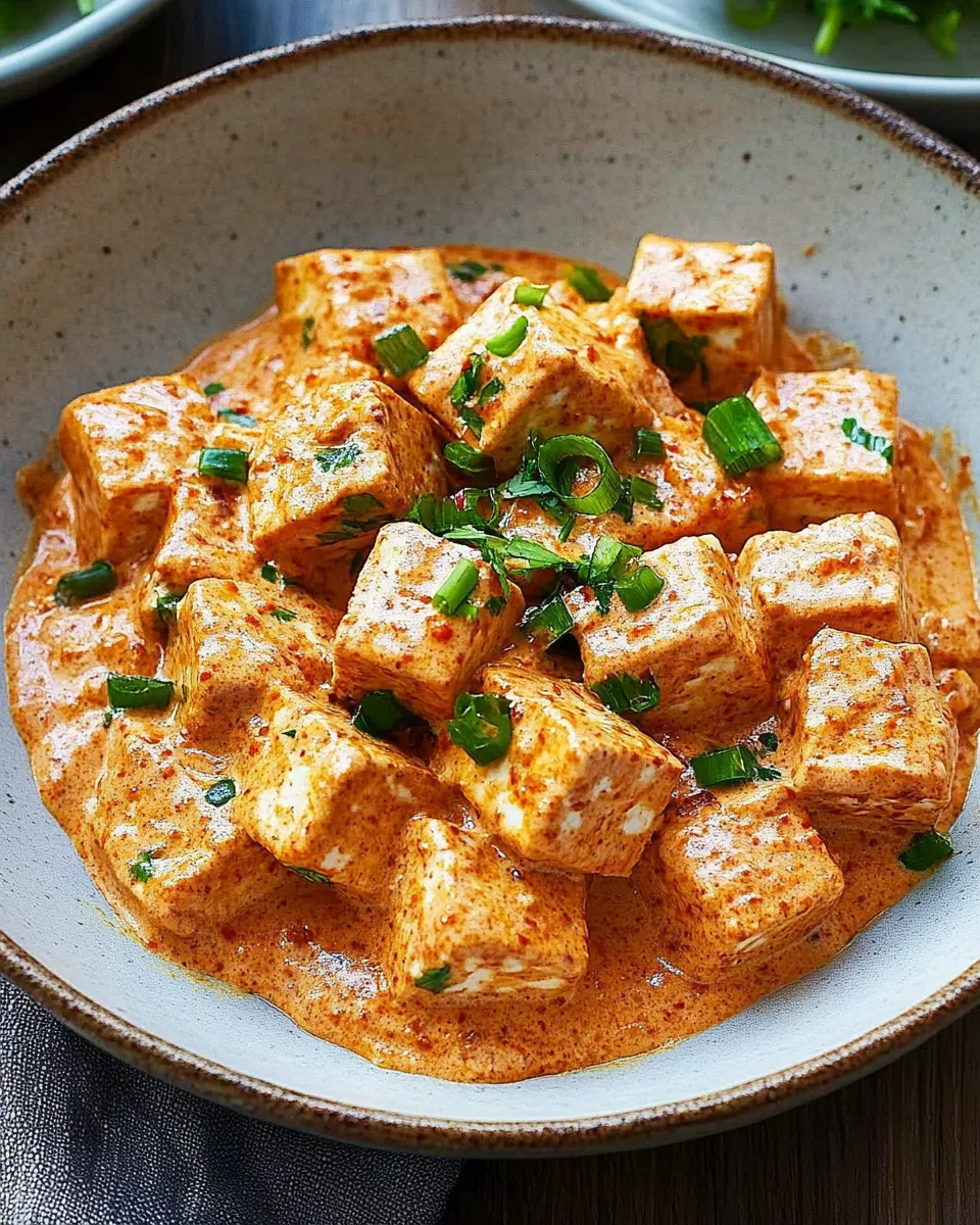Spicy Tofu with Creamy Coconut Sauce 16 Spicy Tofu with Creamy Coconut Sauce
