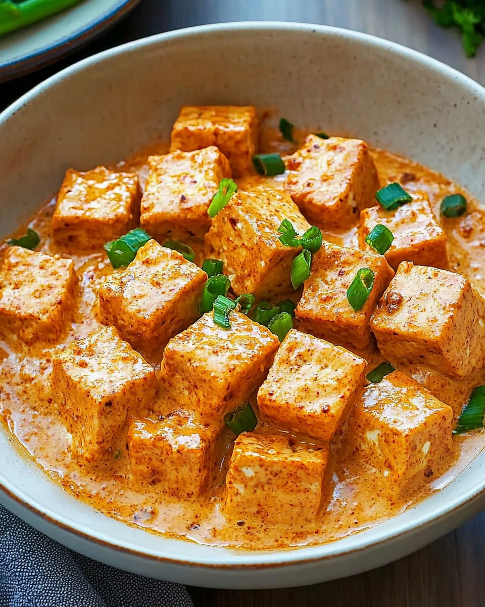 Spicy Tofu with Creamy Coconut Sauce 18 Spicy