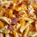 Sticky Maple BBQ Ranch Chicken Pasta