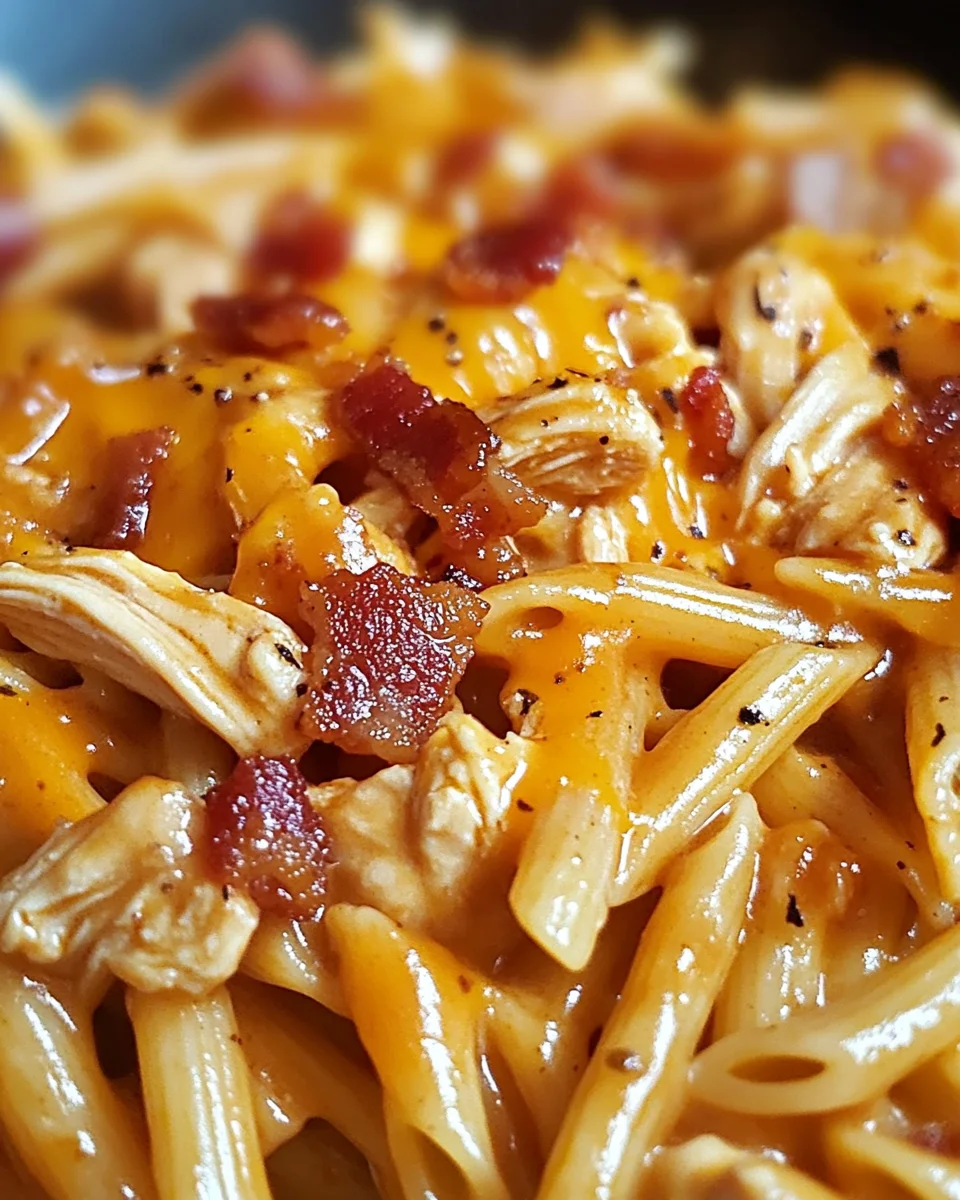 Sticky Maple BBQ Ranch Chicken Pasta