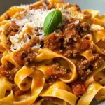 The AUTHENTIC and TRADITIONAL Bolognese Ragu with Tagliatelle