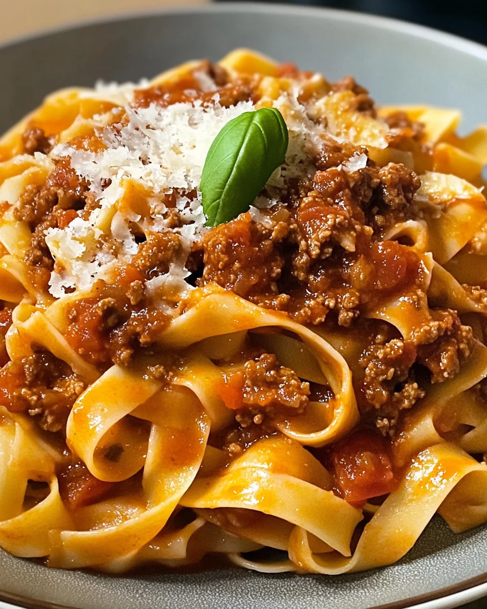 The AUTHENTIC and TRADITIONAL Bolognese Ragu with Tagliatelle